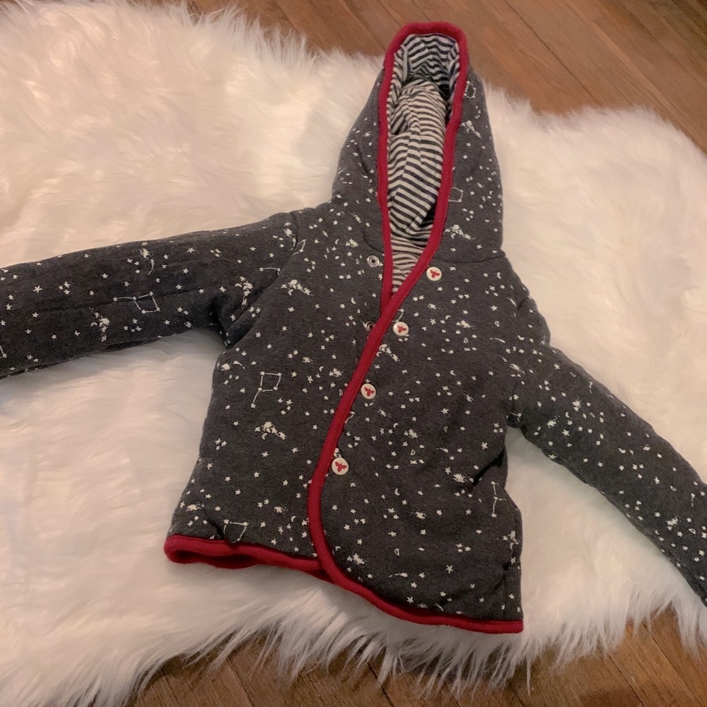 Burts Bees Baby Reversible Coat.
